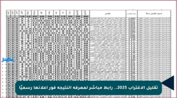 تقليل الاغتراب 2025.. رابط مباشر لمعرفة النتيجة فور إعلانها رسميًا
